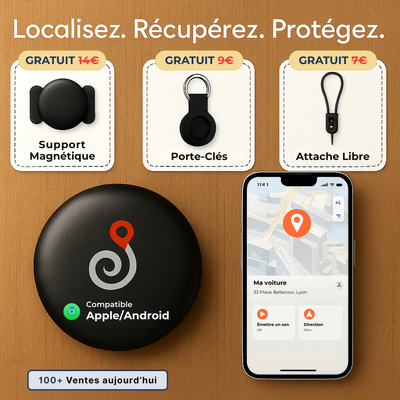 GP90 - Traceur GPS sans abonnement (Android/Apple)