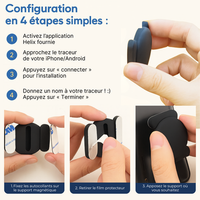 GP90 - Traceur GPS sans abonnement (Android/Apple)