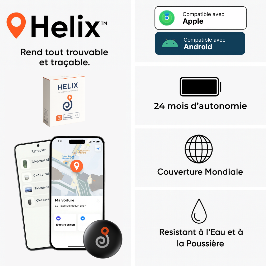GP90 - Traceur GPS sans abonnement (Android/Apple)